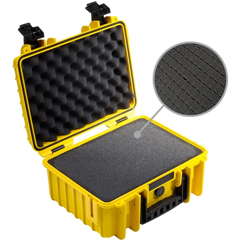 B&W B+W Type 3000 Case, Yellow/foam Lined - Image 2