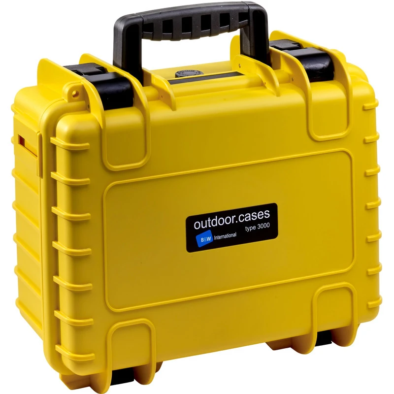 B&W B+W Type 3000 Case, Yellow/foam Lined