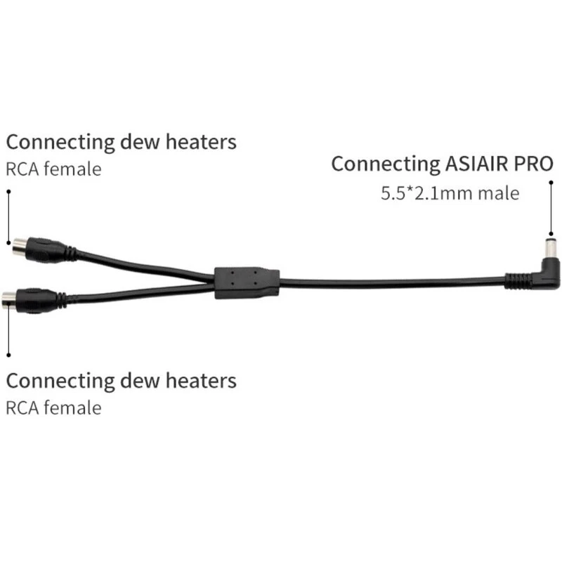 ZWO DC Y Split Kabel (Hohlstecker Auf Cinch) - Image 2
